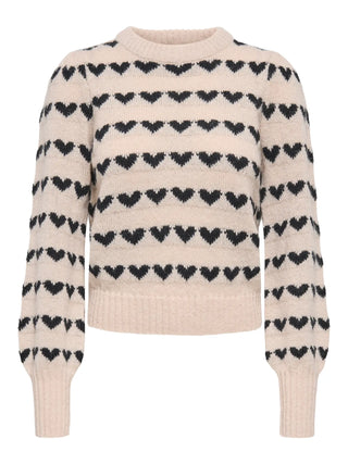 JACQUELINE DE YONG SIGRID MAGLIONE CON CUORI 15304813 CMT