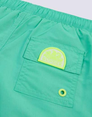 SUNDEK BOXER MARE COLTRANE CON LOGO E LINEE A CONTRASTO SU FIANCHI E TASCHE UOMO M700BDTA100 42001