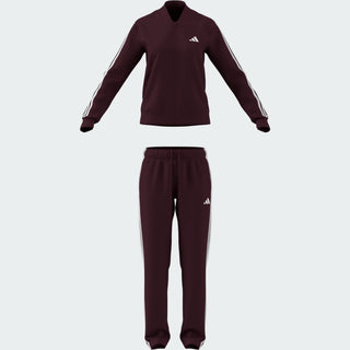 ADIDAS TUTA ADIDAS 3 STRISCE FELPA CON ZIP E PANTALONE CON LOGO DONNA KT0512