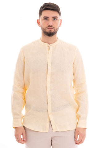 MARKUP CAMICIA MANICA LUNGA COREANA 100% LINO MK13002 PGR