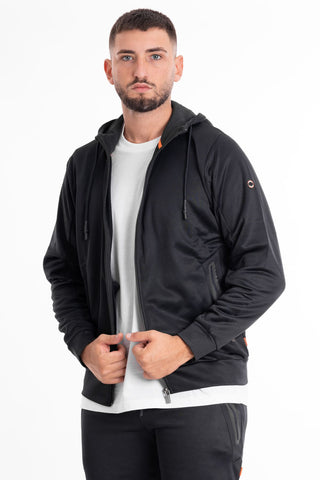 MARKUP M HOODED TECHNICAL ZIP SWEATSHIRT WITH LOGO DETAILS MAN/HIPS MK592016