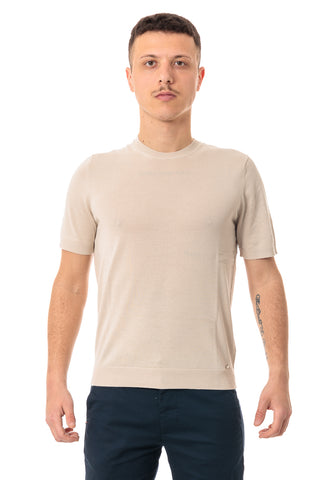 MARKUP T-SHIRT GIROCOLLO MEZZA MANICA 100% COTONE MK10004 BEI
