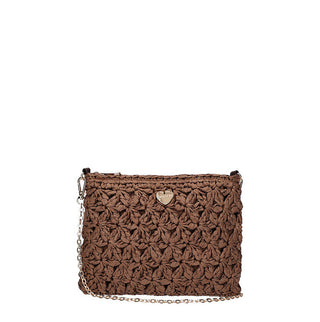HATYOU POCHETTE INTRECCIATA A FIORI CON TRACOLLA CATENA
22X17 CM BP0340 MAR
