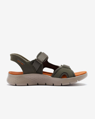 SKECHERS GO WALK FLEX SANDAL EASY ENTR UOMO 229210 OLV