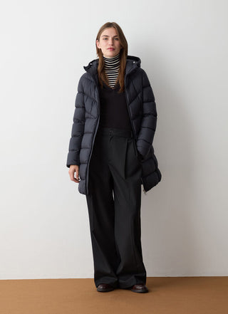 COLMAR FEATHER JACKET WITH FUR HOOD WOMEN 2206E 2XX 99