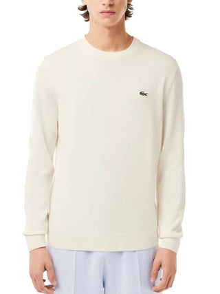 LACOSTE MAGLIONE GIROCOLLO CON LOGO PICCOLO UOMO AH0128 056