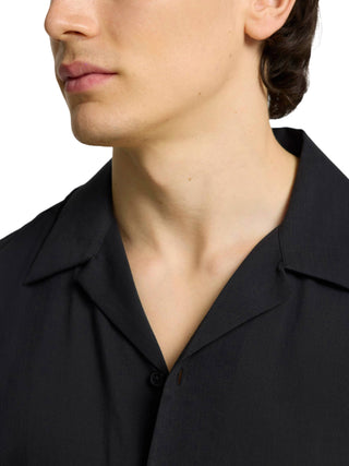 SELECTED HOMME REG-AIR CAMICIA REGULAR IN COTONE UOMO 16084639 BLK