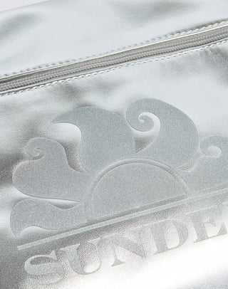 SUNDEK POCHETTE CLUTCH LAMINATA CON LOGO AW416ABPU7LA 186LA