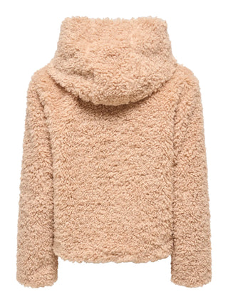 ONLY GIUBBOTTO EIRA CON EFFETTO TEDDY DUFFLE E CAPPUCCIO 15373881 CSD