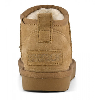 COLORS OF CALIFORNIA W SHORT WINTER BOOT IN SUEDE YW078 TAN