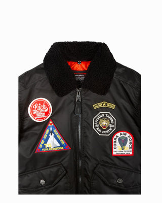 TOP GUN TOP GUN BOMBER “Force CW45” IN NYLON CON PATCH TGJ2236 1500