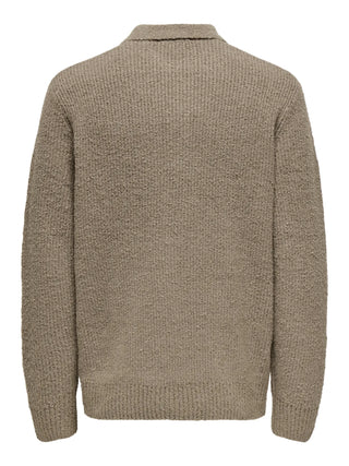 ONLY&SONS POLO DALE A MANICHE LUNGHE 22033324 WLT