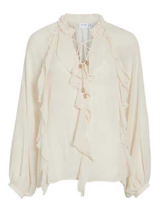 VILA CAMICIA TIRO SCOLLO A V CON VOLANT 14116881 BRC
