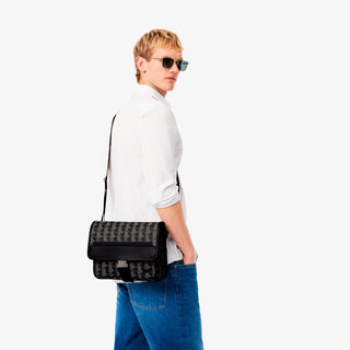 LACOSTE BORSA A TRACOLLA GRANDE MONOGRAM NH4411 H45