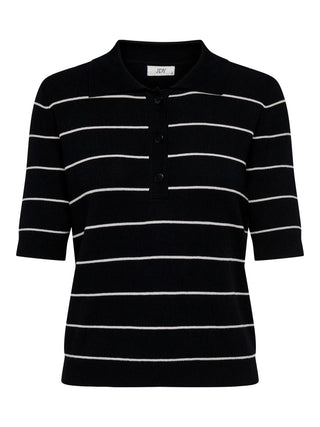 JACQUELINE DE YONG POLO 2/4 IN MAGLIA BLOOM 15354045 BLT