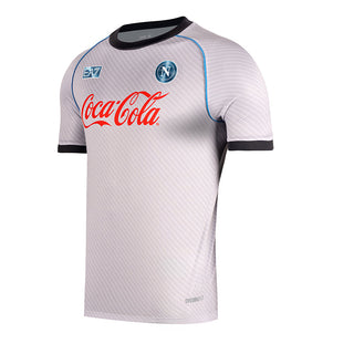 EA7 NAPOLI T-SHIRT TRAINING STAFF NAPOLI COCA COLA N26T15 GRI
