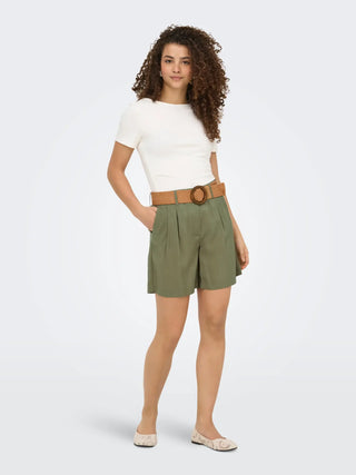 ONLY IBIZA PANTALONCINI CORTI CON CINTURA 15370298 MRD