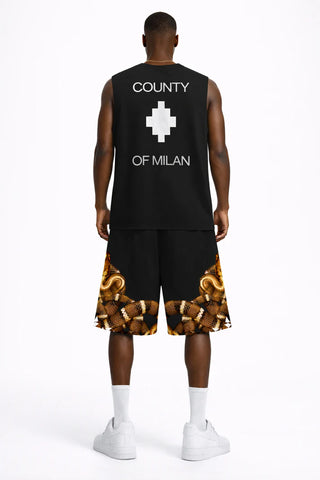 COUNTY OF MILAN T-SHIRT UOMO COUNTY OF MILAN S6CMMATH098 110