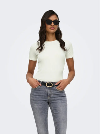 JACQUELINE DE YONG LUCKY T-SHIRT GIROCOLLO 15352288 CLD