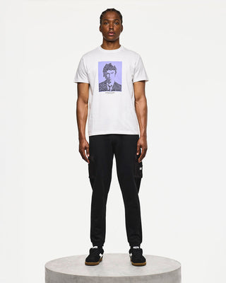 WEEKEND OFFENDER T-SHIRT DREAMIN CON STAMPA PT3A23 DREAMIN WHT