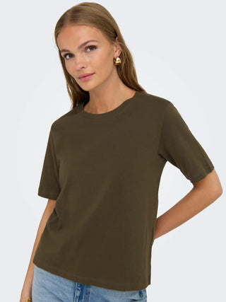 JACQUELINE DE YONG T-SHIRT REC MANICA CORTA GIROCOLLO DONNA 15344612 SLB