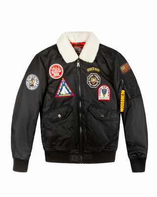 TOP GUN TOP GUN BOMBER “Force CW45” IN NYLON CON PATCH TGJ2236 1500