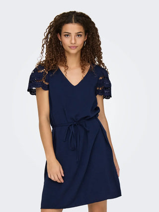 JACQUELINE DE YONG HANNAH VESTITO MANICA TRAFORATA 15341302 BLI