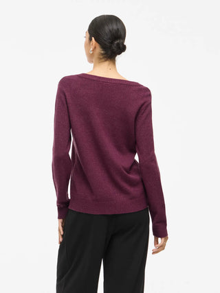 VILA MAGLIONE RIL GIROCOLLO MANICA LUNGA DONNA 14054177 FIG