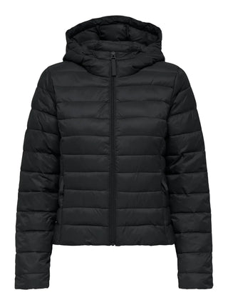 ONLY GIUBBOTTO TAHIA QUILTED CON CAPPUCCIO DONNA 15352020 BLK