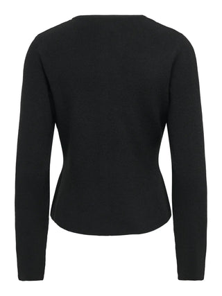 JACQUELINE DE YONG MAGLIONE PRIME ELLA CON BOTTONI 15376596 BLK