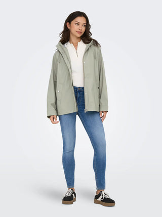 ONLY ELISA GIACCA IMPERMEABILE CON CAPPUCCIO 15361787 LOK