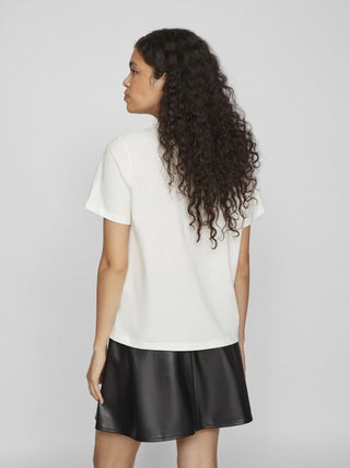VILA T-SHIRT LAYA DONNA 14103221 SNW