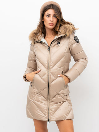 BLAUER ALTHEA LONG DOWN JACKET WITH FUR WOMEN BLDK03052 006047 301CB