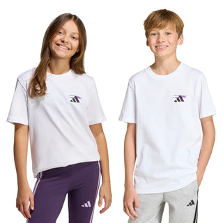 ADIDAS T-SHIRT GIROCOLLO CON STAMPA LOGO KA0532