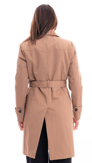 MARKUP TRENCH IN COTONE DOPPIOPETTO DONNA MW764039 CML