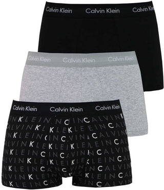 CALVIN KLEIN M SLIP 3P LOW RISE TRUNK U2664G YKS