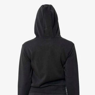 GUESS FELPA OLYMPE CON CAPPUCCIO FULL ZIP DONNA V4YQ06KCAY2 JBLK