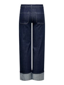 JACQUELINE DE YONG JEANS VANESSA CON RISVOLTO DONNA 15355528 DBD