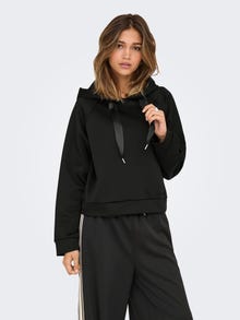 ONLY FELPA CON CAPPUCCIO LUE DONNA 15352757 BLK