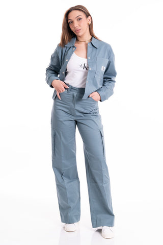 CALVIN KLEIN JEANS W OVER RELAXED SHIRT J223241 CFQ