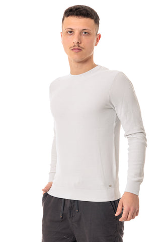 MARKUP MAGLIONE GIROCOLLO MANICA LUNGA IN PUNTO RISO UOMO MK890012 PRA