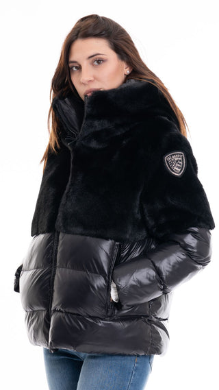 BLAUER TACOMA DOWN JACKET WITH HOOD WITH FUR WOMEN BLDC02290 006646 999
