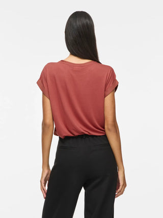 VILA ELLETTE T-SHIRT SATINATA DONNA 14059563 MSL
