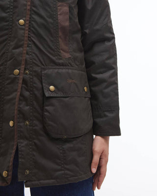 BARBOUR GIACCA BOWER CERATA LUNGA DONNA LWX0534 OL71