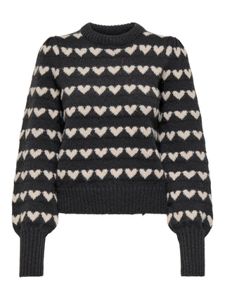 JACQUELINE DE YONG SIGRID MAGLIONE CON CUORI 15304813 DGK