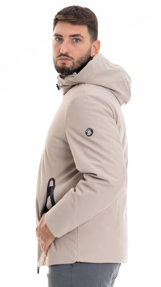 MARKUP MEN'S SOFTSHELL HOODED JACKET MK794011 BEI