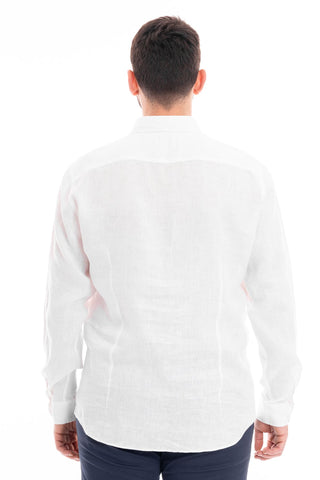 MASTRICAMICIAI LINEN SHIRT WITH FRENCH COLLAR FS069 MC309 10 LUCA