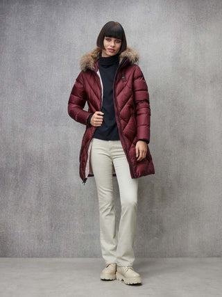 BLAUER ALTHEA DOWN JACKET WITH HOOD WITH FUR WOMEN BLDK03052 006047 578