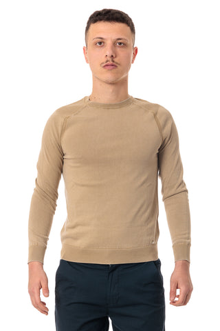 MARKUP MAGLIONCINO IN MAGLIA TRAPUNTATO SU SPALLE MANICA LUNGA UOMO MK10008 CRD