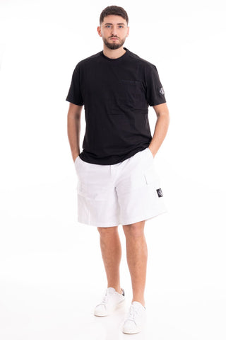 CALVIN KLEIN JEANS T-SHIRT MIX MEDIA J325215 BEH